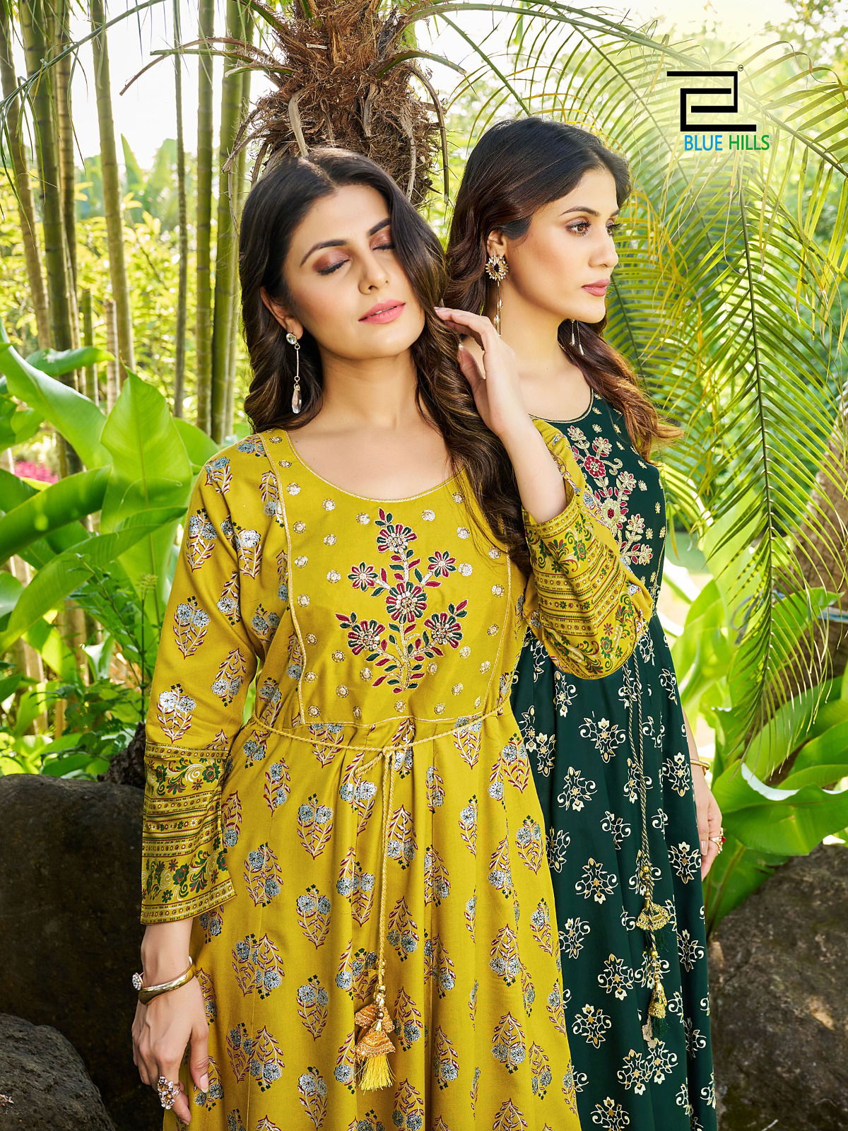 Blue Hills Sandwich Vol 5 Printed Anarkali Kurtis Catalog